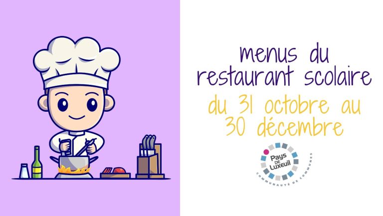 menusRestaurantScolaire31Octobre30decembre2022