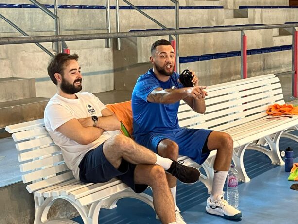 CCPLx Les Merises - entrainement de l'équipe professionnelle Dijon Métropole Handball