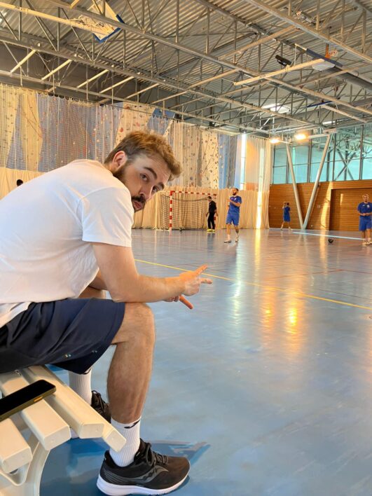 CCPLx Les Merises - entrainement de l'équipe professionnelle Dijon Métropole Handball